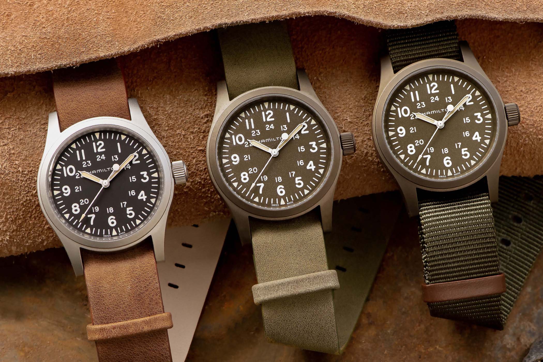 Introducing – The Hamilton Khaki Field Mechanical 2019, with New Colours  and New Movement - WATCHLOUNGE